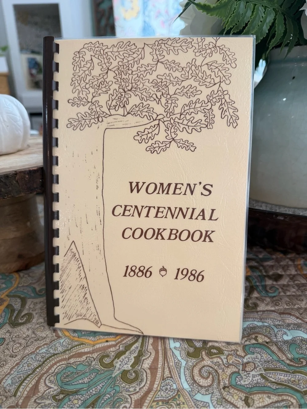 RARE Vintage Spiralbound Cookbook ‘Women’s Centennial Cookbook 1886-1986’
